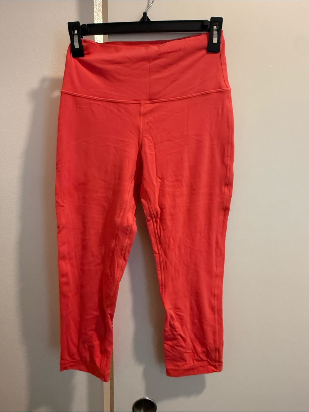 lululemon athletica Coral Red High-Rise Leggings